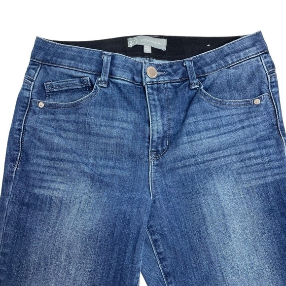 Wit & Wisdom Ab-Solution Luxe Touch High Waist Straight Leg Jeans Cropped Size 4 - Picture 4 of 9
